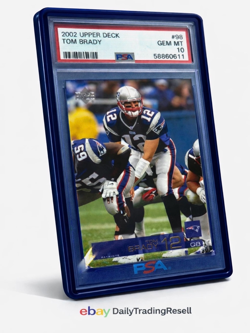 PSA Graded Card Aluminum Magnetic Case Holder Slab Protector Display - No Card